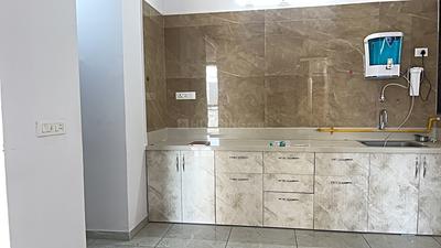 Kitchen Image of 900 Sq.ft 3 BHK Apartment / Flat for sale in Nakshtra Samved Dreams, Sargasan Gandhinagar for Rs. 8200000