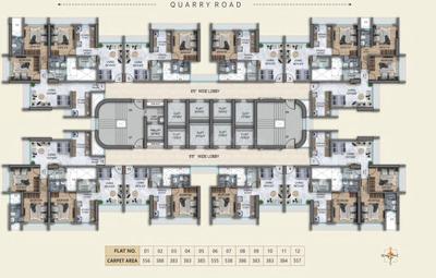 Image of 460 Sq.ft 1 BHK Apartment / Flat for sale in Space Sky 27, Bhandup West, Mumbai for Rs. 9200000