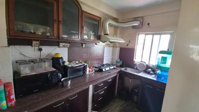 Kitchen Image of 1500 Sq.ft 3 BHK Apartment / Flat for sale in Kalikapur Kolkata for Rs. 8800000