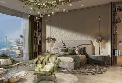 Bedroom Image of 818 Sq.ft 1 BHK Apartment / Flat for sale in Damac Bay s Edge by Damac Properties, Dubai Harbour Dubai for Rs. 88400000