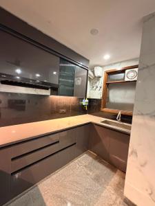 Kitchen Image of 850 Sq.ft 2 BHK Builder Floor for rent in Saket New Delhi for Rs. 23000