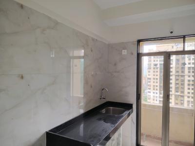 Kitchen Image of 700 Sq.ft 1 BHK Apartment / Flat for rent in Rosa Gardenia, Kasarvadavali Thane for Rs. 17003
