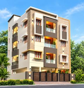 Image of 926 Sq.ft 2 BHK Apartment / Flat for sale in Gerugambakkam, Chennai for Rs. 7500000