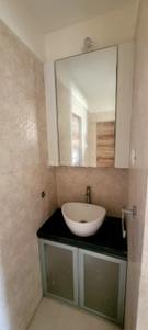 Bathroom Image of 660 Sq.ft 1 BHK Apartment / Flat for rent in Vishesh Balaji Symphony Wing I to K, Shilottar Raichur Navi Mumbai for Rs. 22000