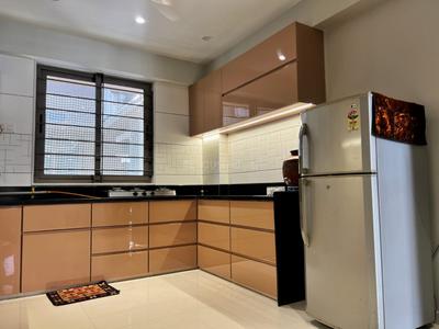 Kitchen Image of 2115 Sq.ft 3 BHK Apartment / Flat for rent in Gala Aria, South Bopal Ahmedabad for Rs. 42000