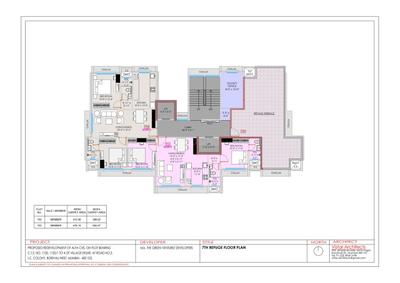 Floor Plan Image of 675 Sq.ft 2 BHK Apartment / Flat for sale in The Green Alfa CHS, Borivali West Mumbai for Rs. 19400000
