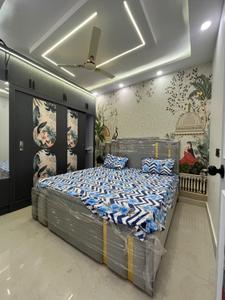 Bedroom Image of 900 Sq.ft 3 BHK Apartment / Flat for rent in Dream Home Luxury Floors, Dwarka Mor New Delhi for Rs. 35500