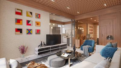 Hall Image of 2005 Sq.ft 3 BHK Apartment / Flat for sale in Dev The Galaxy, Shela Ahmedabad for Rs. 9000000