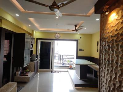 Hall Image of 1545 Sq.ft 3 BHK Apartment / Flat for rent in Narendrapur Kolkata for Rs. 30000