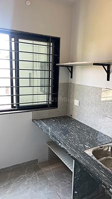 Kitchen Image of 450 Sq.ft 1 RK Builder Floor for rent in Nipania Indore for Rs. 11000
