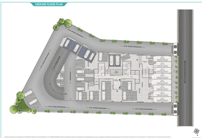 Image of 685 Sq.ft 1 BHK Apartment / Flat for sale in Tharwani Pristinea, Kharghar, Navi Mumbai for Rs. 6399000