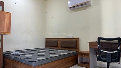 Bedroom Image of 450 Sq.ft 1 RK Independent House for rent in Mahalakshmi Nagar Indore for Rs. 13000