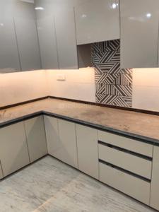 Kitchen Image of 1400 Sq.ft 4 BHK Builder Floor for rent in Sheikh Sarai New Delhi for Rs. 65000