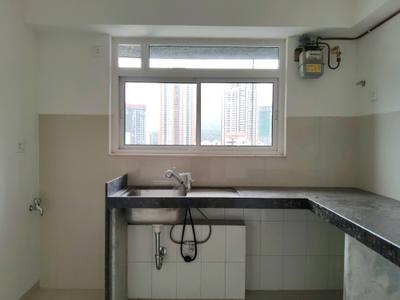 Kitchen Image of 573 Sq.ft 2 BHK Apartment / Flat for rent in The Atmosphere O2, Mulund West Mumbai for Rs. 59000