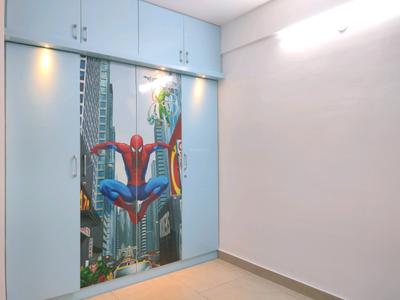 Bedroom Image of 930 Sq.ft 3 BHK Apartment / Flat for rent in Aswani Aaeesha, Rayasandra Bengaluru for Rs. 22000