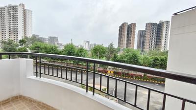 Balcony Image of 1780 Sq.ft 3 BHK Apartment / Flat for rent in Ansal Crown Heights Phase 1, Sector 80 Faridabad for Rs. 33000