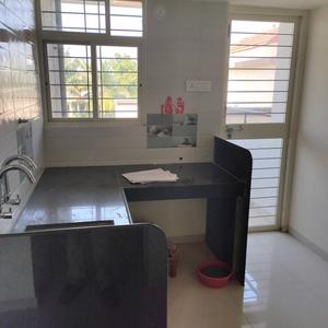 Kitchen Image of 665 Sq.ft 1 BHK Apartment / Flat for rent in PM Oak View, Thergaon Pune for Rs. 11000