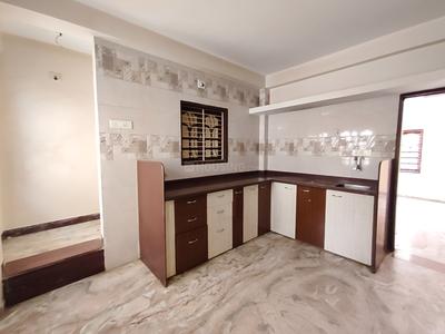 Kitchen Image of 550 Sq.ft 1.5 BHK Builder Floor for rent in Gotri Vadodara for Rs. 9500