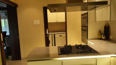 Kitchen Image of 3200 Sq.ft 4 BHK Villa for sale in Paranjape Builders Kolhapur Forest Trails Meadows, Bhugaon Pune for Rs. 45000000