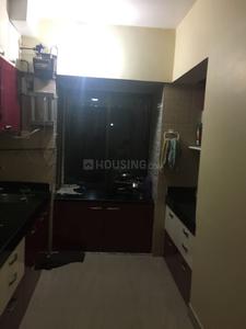 Kitchen Image of 980 Sq.ft 2 BHK Apartment / Flat for rent in Harmony Residences, Thane West Thane for Rs. 26000