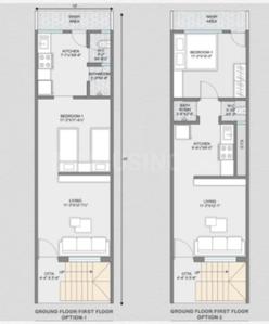 Image of 960 Sq.ft 2 BHK Independent House for sale in Dindoli, Surat for Rs. 3651000
