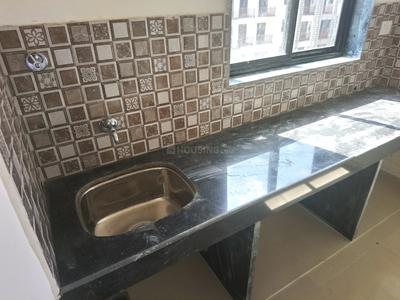 Kitchen Image of 550 Sq.ft 1 BHK Apartment / Flat for sale in Prakhhyat Yellow Tree, Kambare Thane for Rs. 1075000