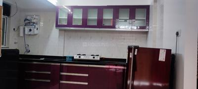 Kitchen Image of 800 Sq.ft 2 BHK Apartment / Flat for rent in NG Vrundavan, Yerawada Pune for Rs. 34000