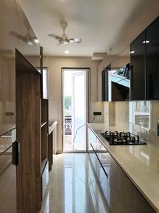 Kitchen Image of 1450 Sq.ft 3 BHK Builder Floor for rent in BPTP Astaire Garden Floors, Palra Gurgaon for Rs. 50000