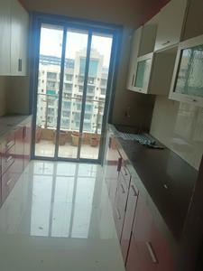 Kitchen Image of 750 Sq.ft 1 BHK Apartment / Flat for rent in Paradise Sai Moksh, Kharghar Navi Mumbai for Rs. 28000