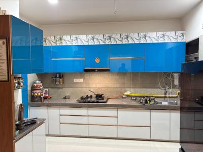 Kitchen Image of 2277 Sq.ft 3 BHK Apartment / Flat for sale in Shiv Shivalay Sharnam, Kudasan Gandhinagar for Rs. 15000000