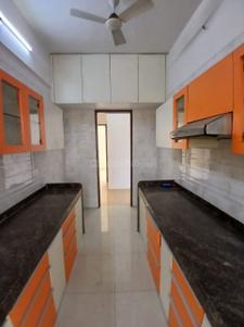Kitchen Image of 1550 Sq.ft 3 BHK Apartment / Flat for rent in Kopar Khairane Navi Mumbai for Rs. 65000