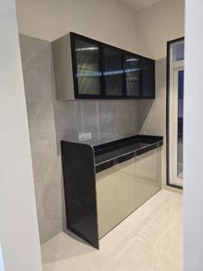 Kitchen Image of 650 Sq.ft 1 BHK Apartment / Flat for sale in Gajra Bhoomi Castle Phase I, Shilgaon Thane for Rs. 4600000