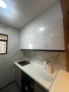 Kitchen Image of 559 Sq.ft 1 BHK Apartment / Flat for rent in Vyttila Kochi for Rs. 35000