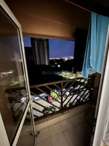Balcony Image of 850 Sq.ft 2 BHK Apartment / Flat for rent in Unitech Uniworld City, New Town Kolkata for Rs. 35000