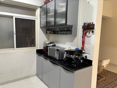 Kitchen Image of 1000 Sq.ft 2 BHK Apartment / Flat for sale in Nyati Elan, Wagholi Pune for Rs. 8200000