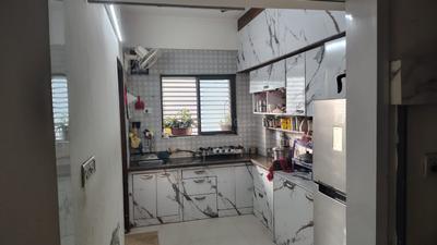 Kitchen Image of 750 Sq.ft 2 BHK Apartment / Flat for sale in Bhagwati Ganesh Platinum, Vaishno Devi Circle Ahmedabad for Rs. 4600000