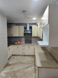 Kitchen Image of 1800 Sq.ft 3 BHK Builder Floor for rent in Kirti Nagar New Delhi for Rs. 69000