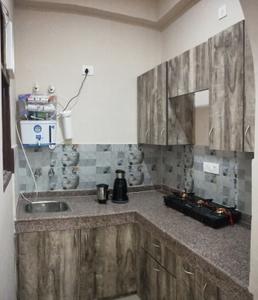 Kitchen Image of 700 Sq.ft 1 BHK Builder Floor for rent in Sector 69 Gurgaon for Rs. 21999