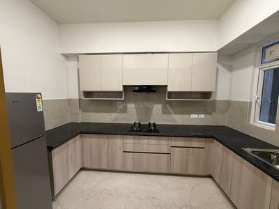 Kitchen Image of 1595 Sq.ft 3 BHK Builder Floor for rent in Smartworld Orchard, Sector 61 Gurgaon for Rs. 49000