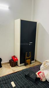 Bedroom Image of 450 Sq.ft 1 BHK Builder Floor for rent in Kotla Mubarakpur New Delhi for Rs. 20500