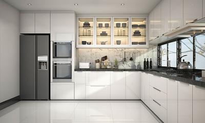 Kitchen Image of 693 Sq.ft 1 BHK Apartment / Flat for sale in Nirvana Gardens Phase 1 Wing A Ivana, Kalyan West Kalyan for Rs. 4700000
