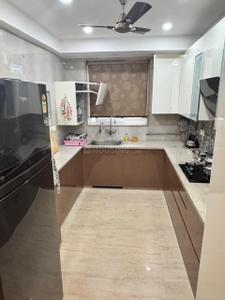 Kitchen Image of 1700 Sq.ft 3 BHK Apartment / Flat for rent in Om Satyam Apartment, Sector 4 Dwarka New Delhi for Rs. 60000