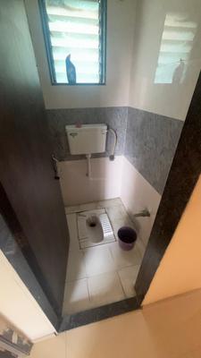 Bathroom Image of 573 Sq.ft 1 BHK Apartment / Flat for rent in Ram Laxman Sadguru Residency, Shilphata Thane for Rs. 11000