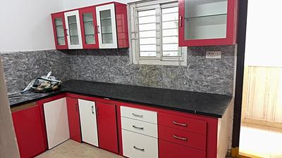 Kitchen Image of 1300 Sq.ft 2 BHK Apartment / Flat for rent in Hitech City Hyderabad for Rs. 35000