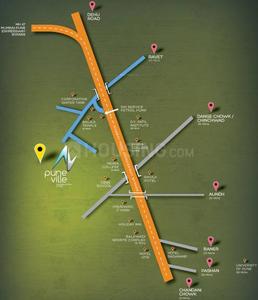Image of 900 Sq.ft 2 BHK Apartment / Flat for sale in Pharande Puneville Phase I, Punawale, Pune for Rs. 7250000