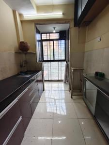 Kitchen Image of 775 Sq.ft 2 BHK Apartment / Flat for rent in Evershine Millennium Paradise, Kandivali East Mumbai for Rs. 53000