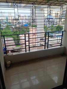 Balcony Image of 750 Sq.ft 1 BHK Apartment / Flat for rent in Triveni Apartments, Kharghar Navi Mumbai for Rs. 20000