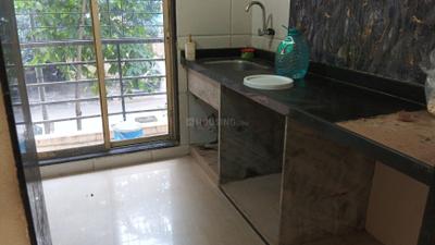 Kitchen Image of 680 Sq.ft 1 BHK Apartment / Flat for rent in Aaron Kanupriya, Kamothe Navi Mumbai for Rs. 20000