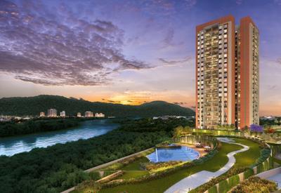 Image of 1069 Sq.ft 2 BHK Apartment / Flat for sale in Shapoorji Pallonji Joyville Sensorium, Maan, Pune for Rs. 9600000