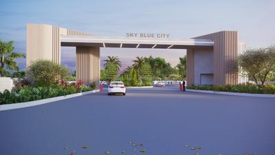 Image of 801 Sq.ft Residential Plot / Land for sale in Mangalam Sky Blue City, Bada Bangarda, Indore for Rs. 3640000